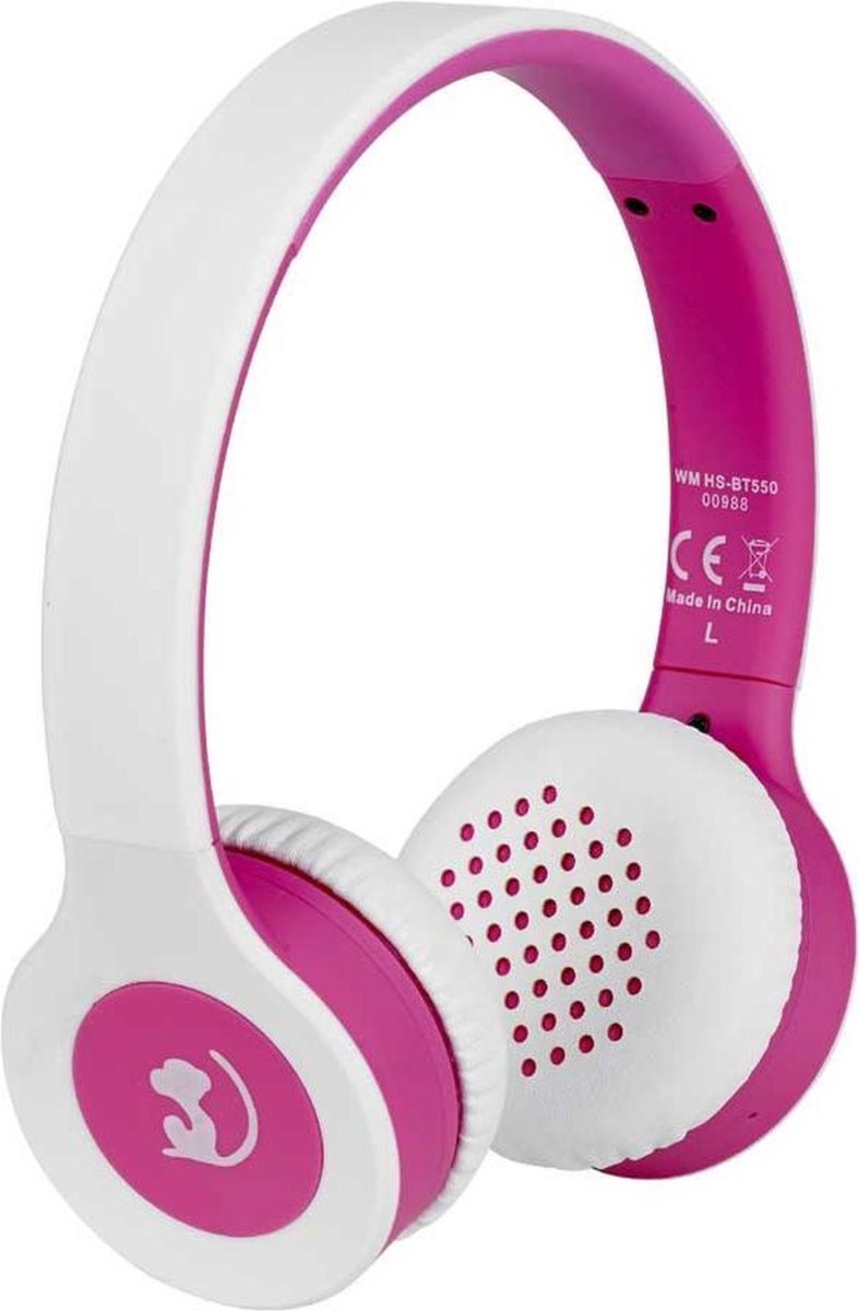 Wonky Monkey Wonky Monkey Koptelefoon - Roze