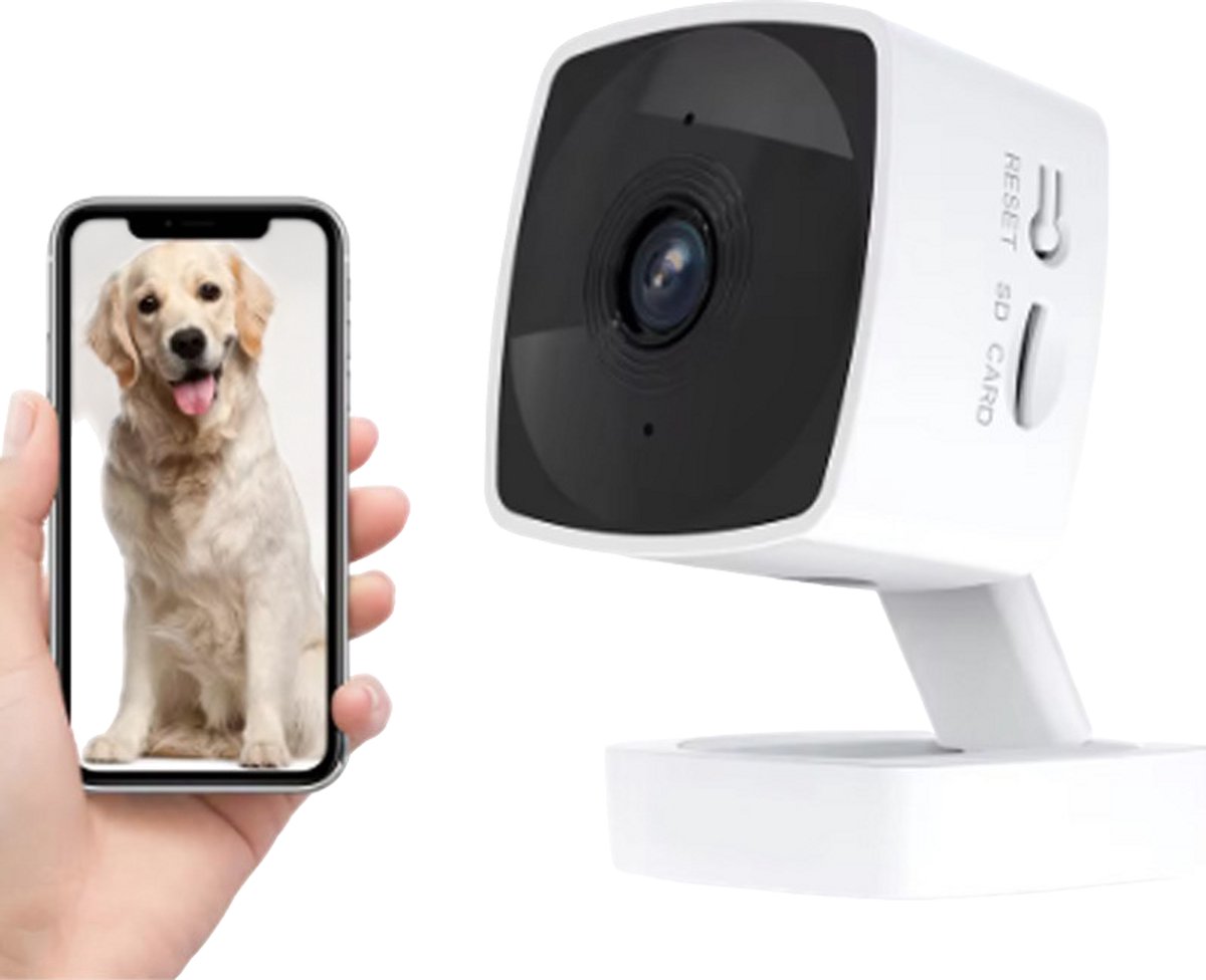 Slimme Camera voor in Huis - Baby - Hond - Inbraak