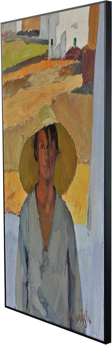 Infraroodstraler - Infraroodpaneel Verwarming - Ruimte Verwarmen - Veilig Met Oververhitting Beveiliging - 1200 Watt 60x120cm - Abstracte Schilderkunst
