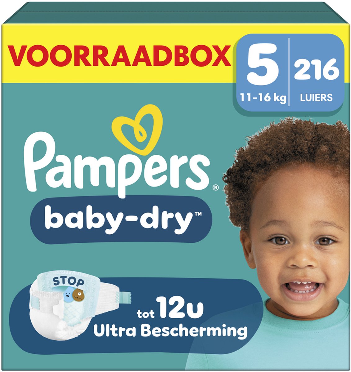 Pampers Baby-Dry Voorraadbox maat 5