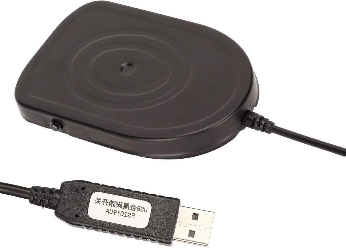 USB Voetpedaal - Voetschakelaar Computertoetsenbord - Computer Bediening - Mechanische Schakelaar - 15 x 13 x 3 cm - default