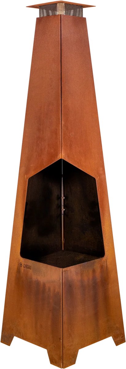 Espegard - Utepeis - Buitenhaard - cortenstaal - 180 cm