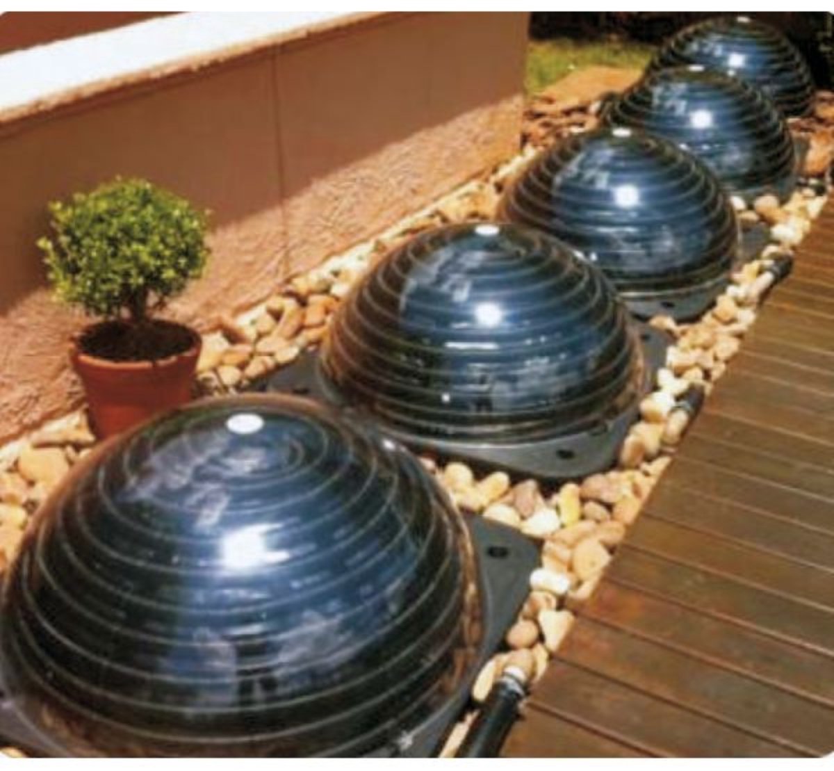 Interline Aquaforte Solar Heater Dome zwembadverwarming - 5 liter - Zwart