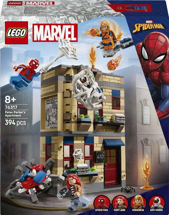 LEGO Marvel appartement van Peter Parker