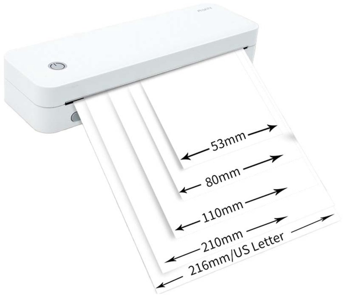 A4 Mini Draagbare Thermische Printer - Draadloze Bluetooth Connectiviteit