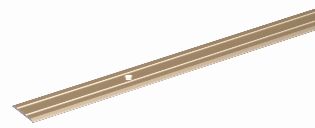 Alberts 491390 overgangsprofiel | geboord | aluminium, zandkleurig geanodiseerd | 900 x 38 mm