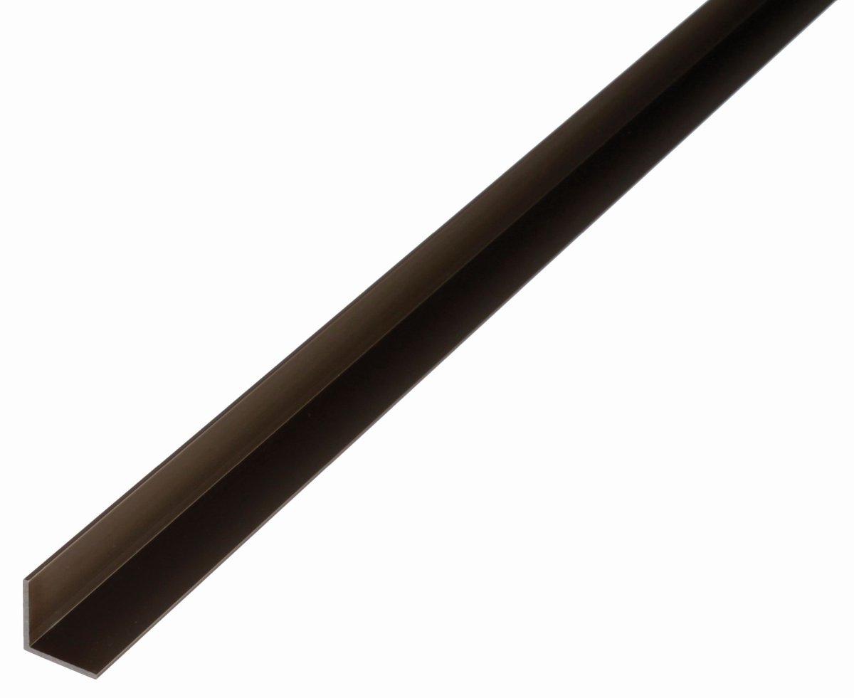 Alberts 498801 hoekprofiel | aluminium, bronskleurig geanodiseerd | 1000 x 20 x 20 mm | set van 4