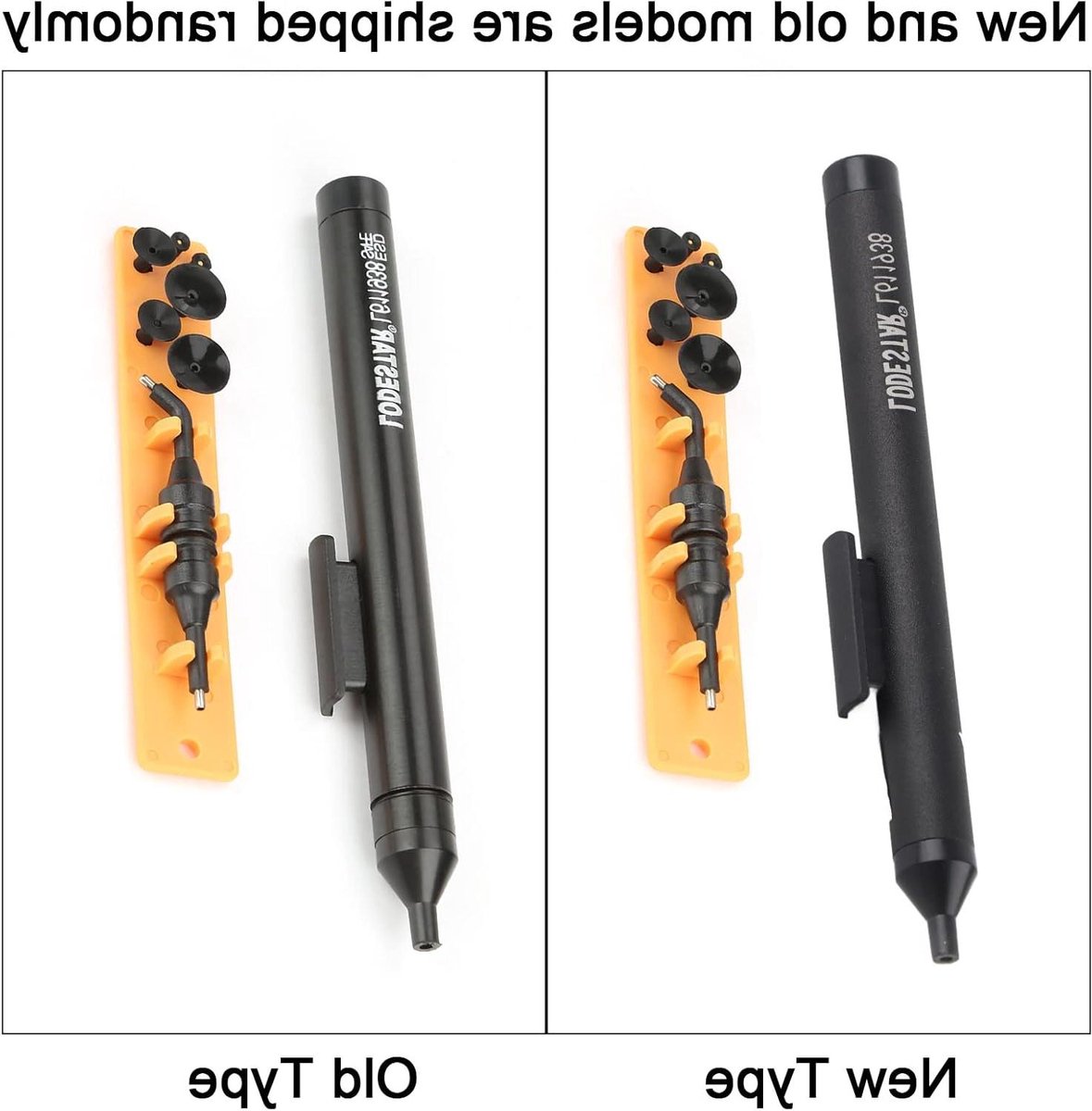 Zuigpen Tool - Componenten Prikker - Elektronica Reparatie - Handmatige Vacuüm Opname - 10 cm Lengte - Zilver