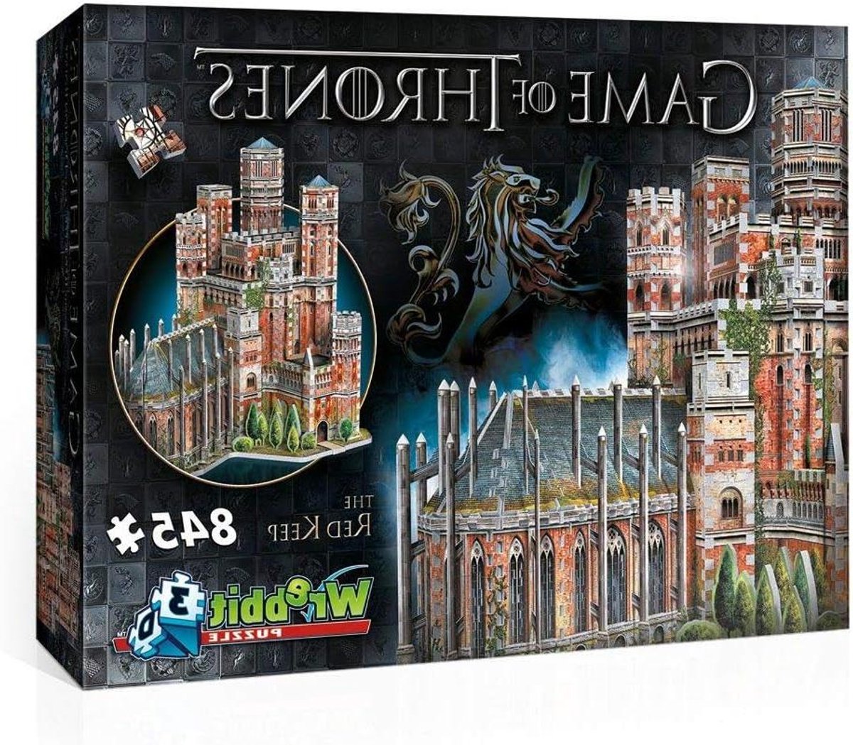 3D Puzzel - Bouwpakket Kasteel - Iconische Gebouwen Nabouwen - 845 Stukjes - 42 x 33 x 39 cm - Meerkleurig