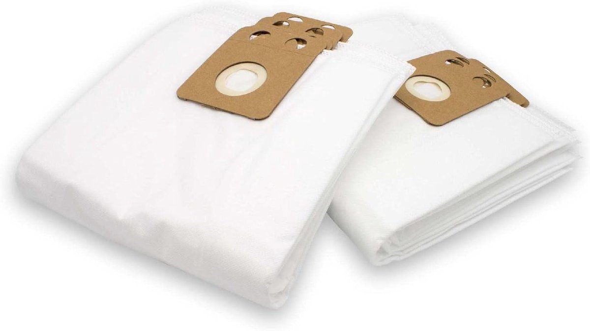Stofzuigerzakken - Stofzakken - Hygiënisch Huis - Microvezel Materiaal - 10 Stuks - Wit