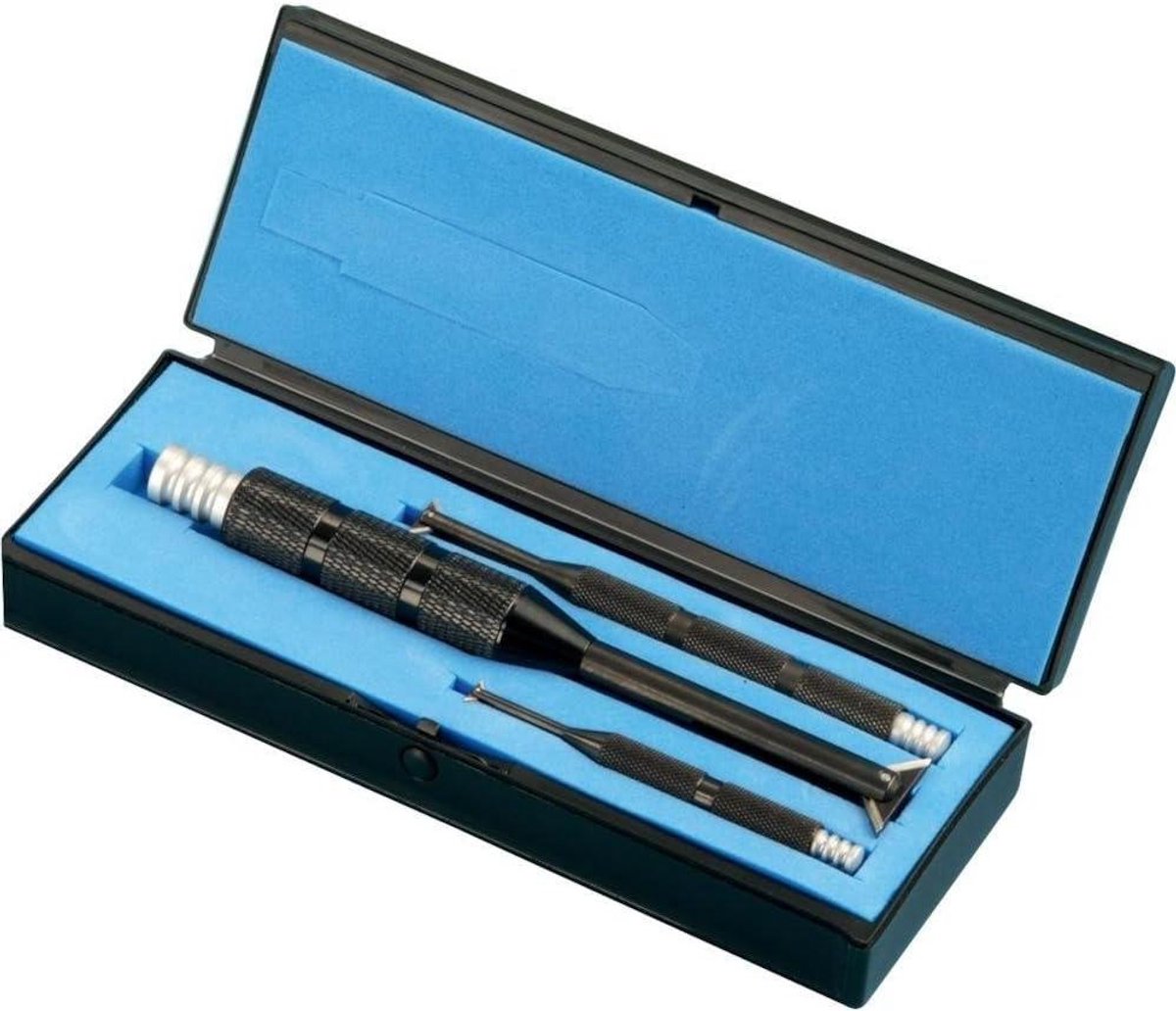 Ontbraamset 3-delig - Metaalbewerking Tool - Metaal Ontbramen - Achteruit snijdend - 3 Stuks - Zilverkleurig