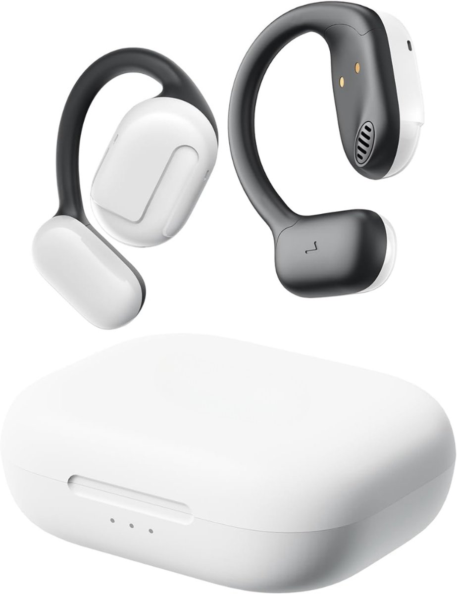 SNJY® Bone Conduction Headphone - Sporthoofdtelefoon Draadloos - Sport Oordopjes - Hardloop Oortjes - Wit