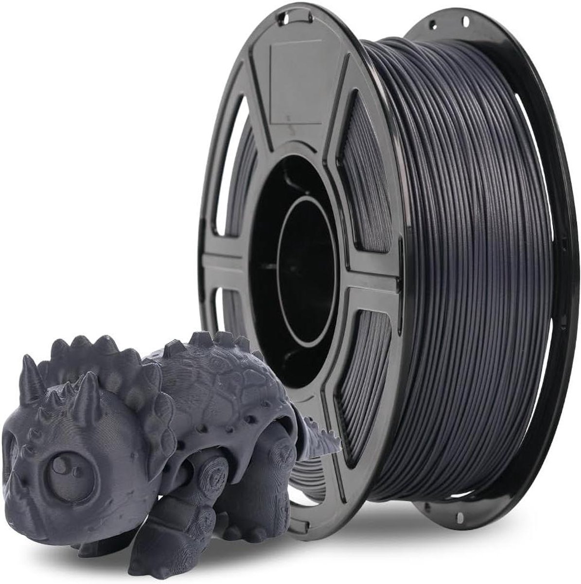 Koolstofvezel Filament - PETG Draad - 3D Printen - Versterkt Materiaal - 175 mm - Grijs