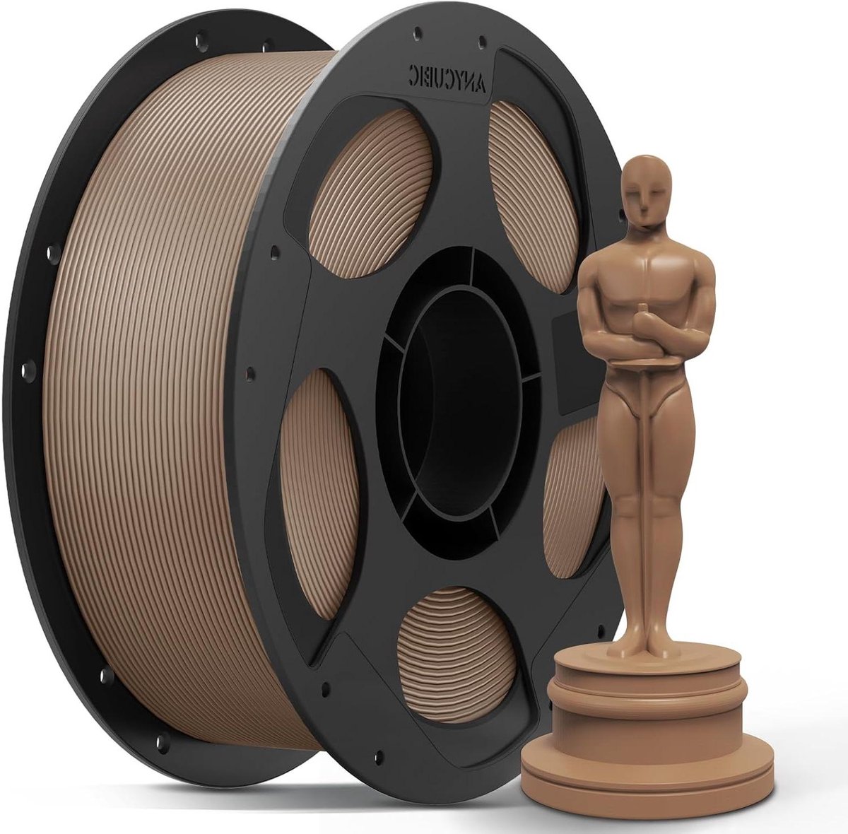 3D Printer Filament - PLA Plus - Intelligent Printen - Dubbele Taaiheid - 1 kg 1.75 mm - Bruin