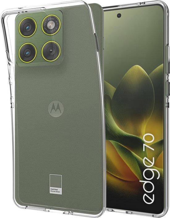 Just in case Soft Design Motorola Edge 70 Back Cover Transparant