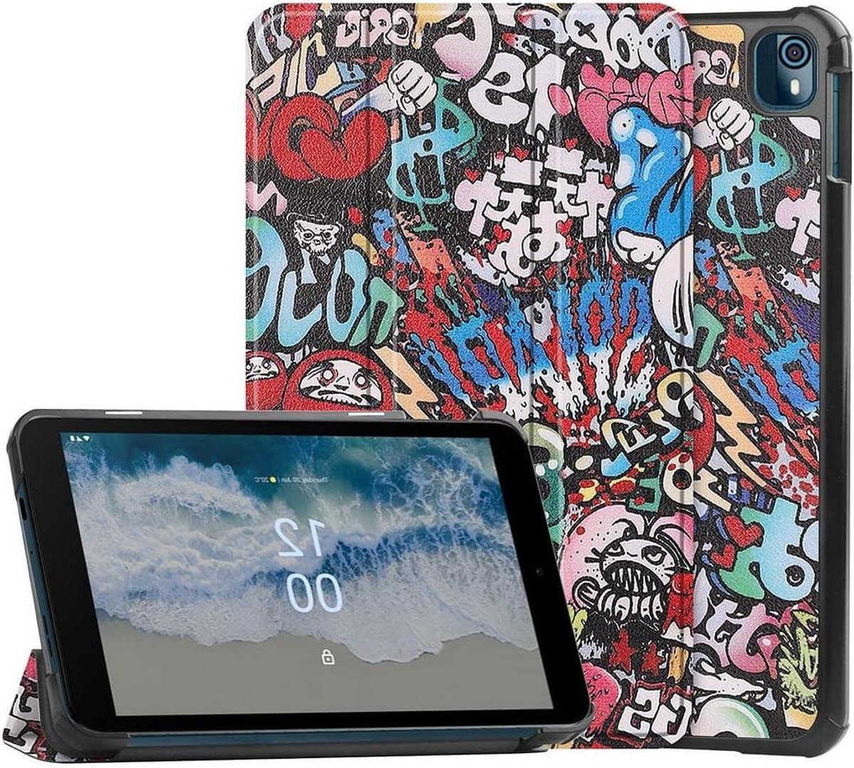 Tablethoes - Beschermhoes Tablet - Veilig Opbergen - Ingebouwde Standaard - 21 x 13 cm - KN-3