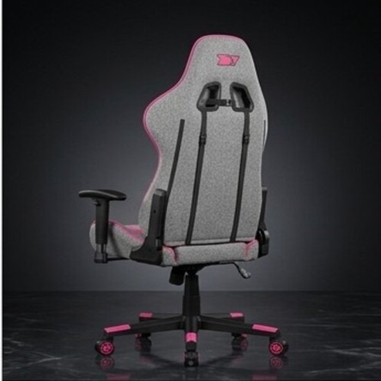 Ergonomische Gaming Stoel DR90 Pro - Grijs - DR90 Pro – Grijs/Roze | - Medahomestore — afbeelding 3