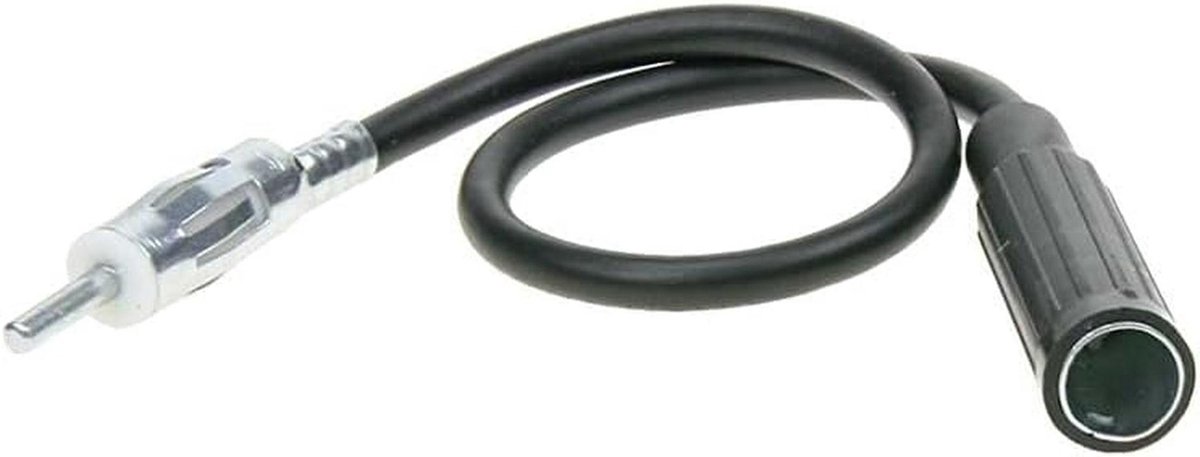 Antenneverlenging - Radio Kabel - Auto Radio - Standaard DIN - 150 cm - Zwart