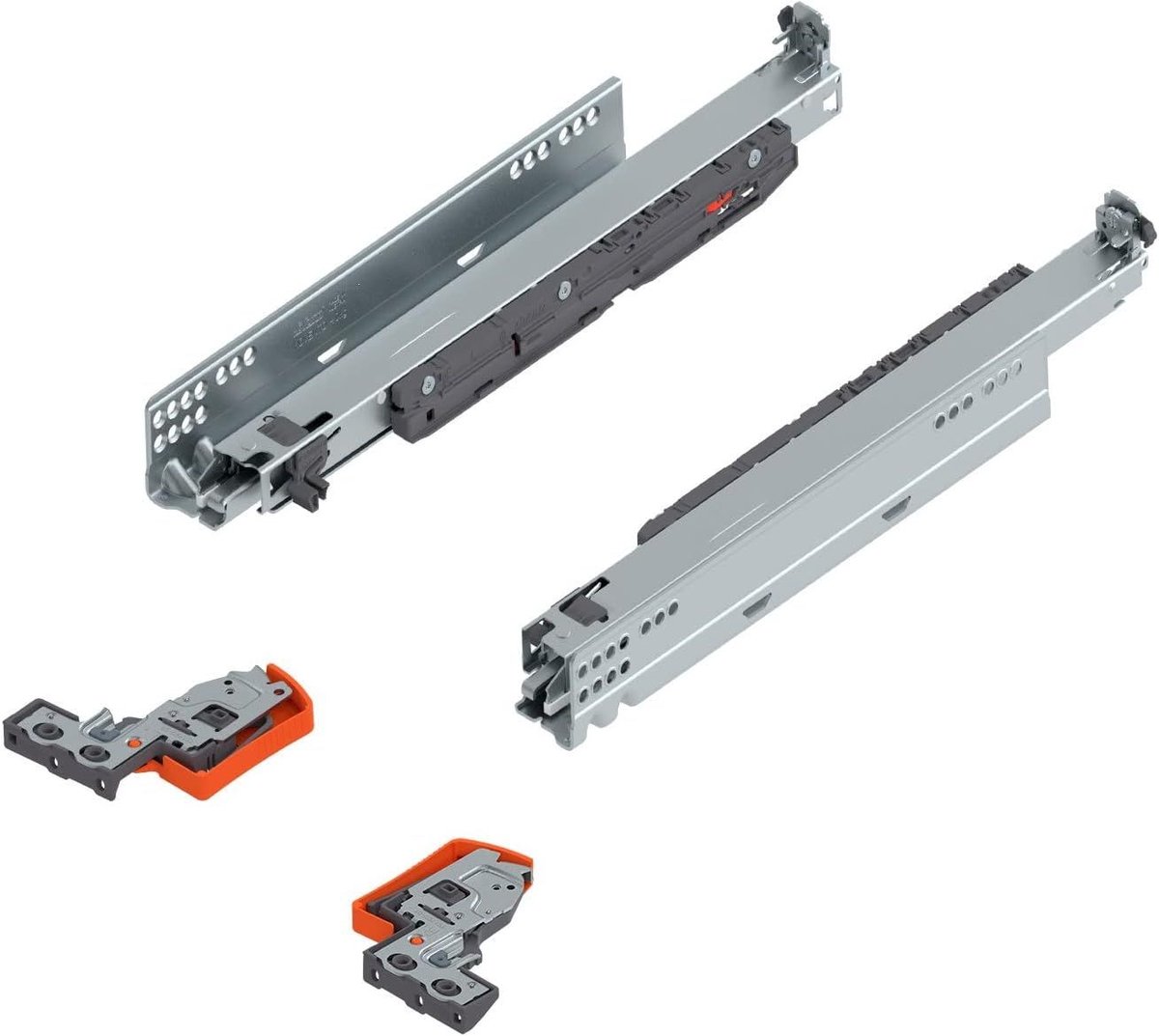 Blum MOVENTO looprailsysteem met BLUMOTION 40 kg, soft-close, nominale lengte 500 mm, 760H5000S