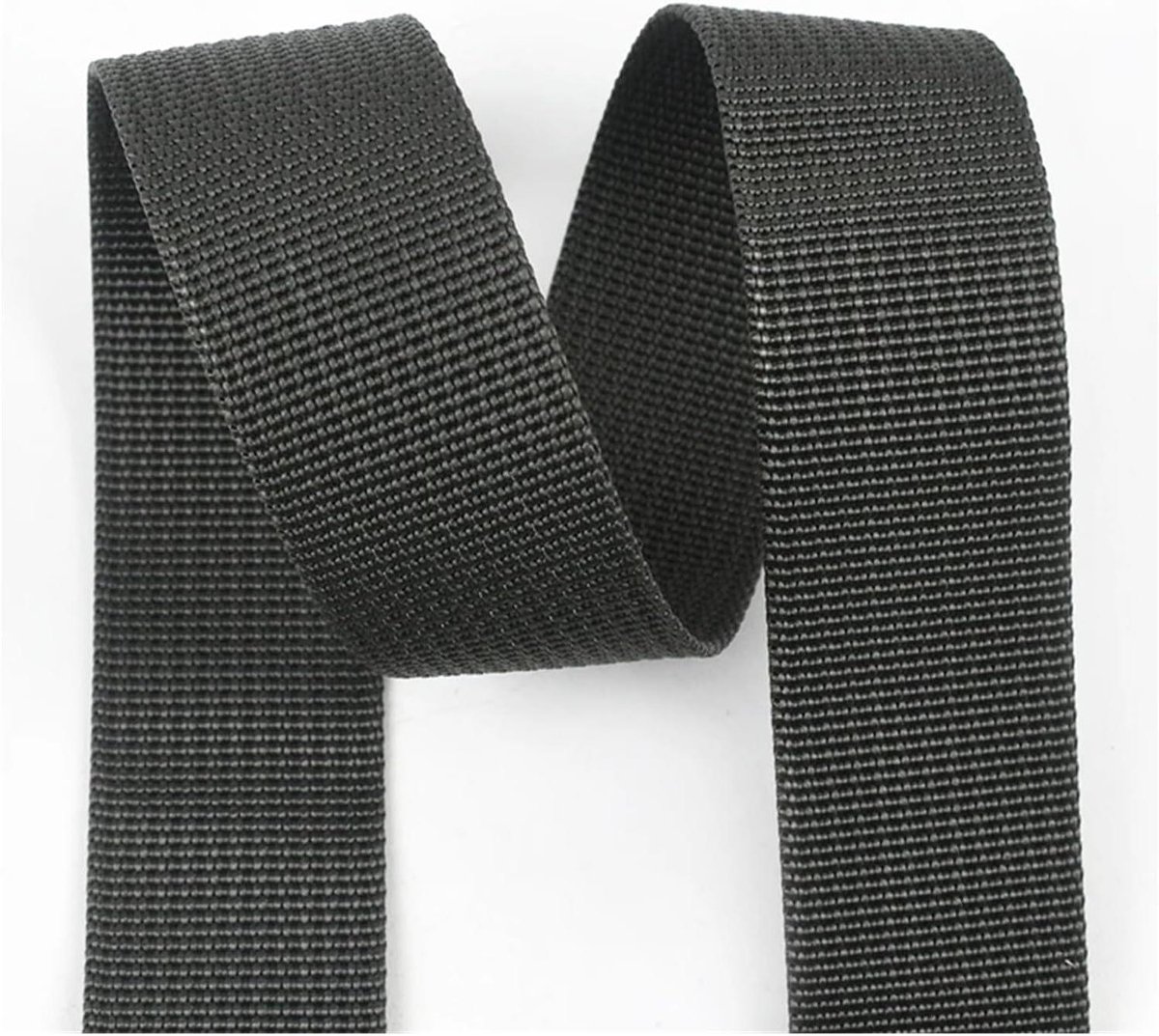Webbing Band - Singelbanden Linten - Doe-het-zelf Naaien - Slijtvast Duurzaam Materiaal - 10 Meter - Donkergrijs