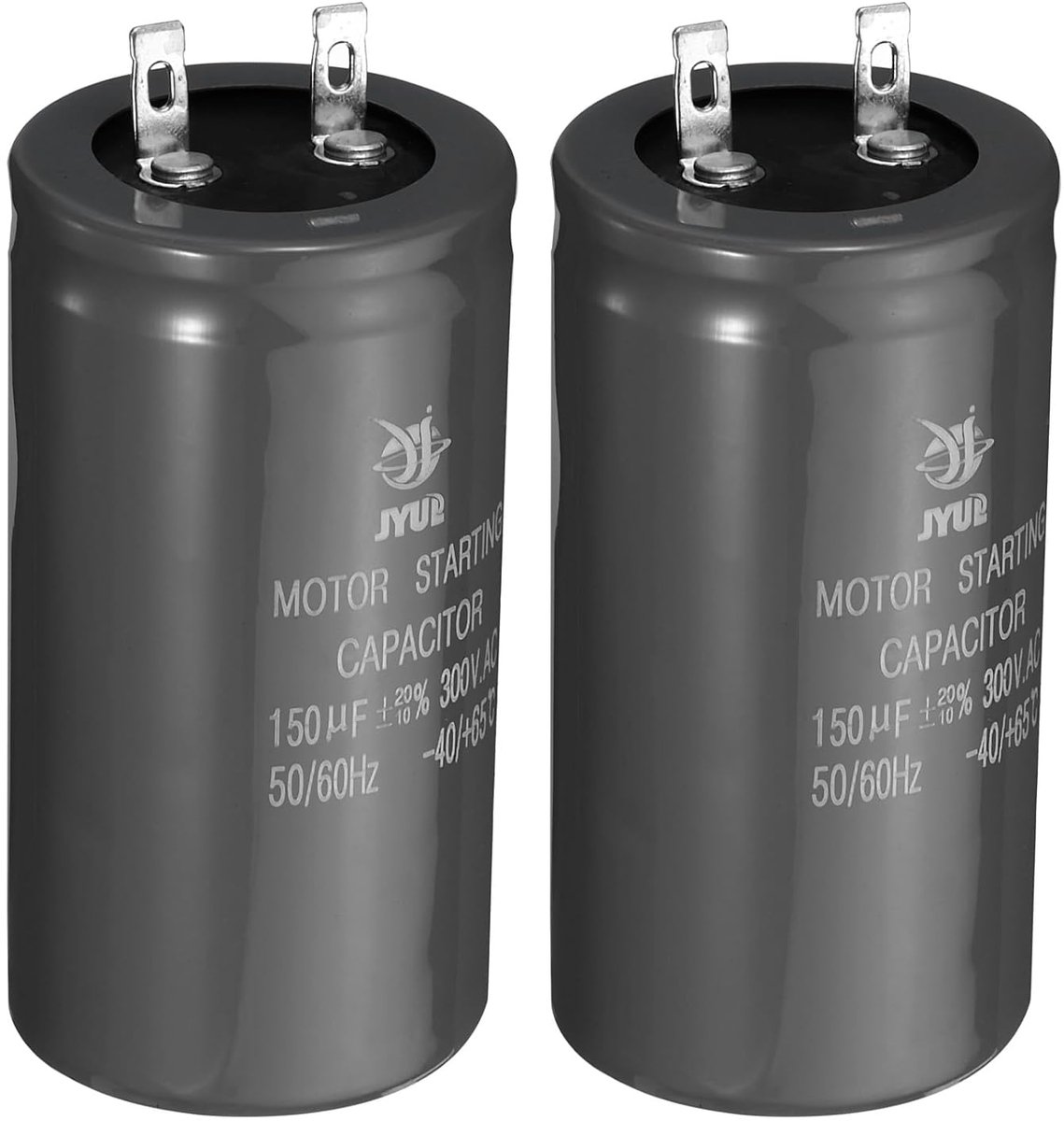 Starter Capacitor - 2 pieces - 150 uf - 300 V - 50/60 Hz - CD60 gears - air conditioning capacitor - electric motors - starter onderdelen