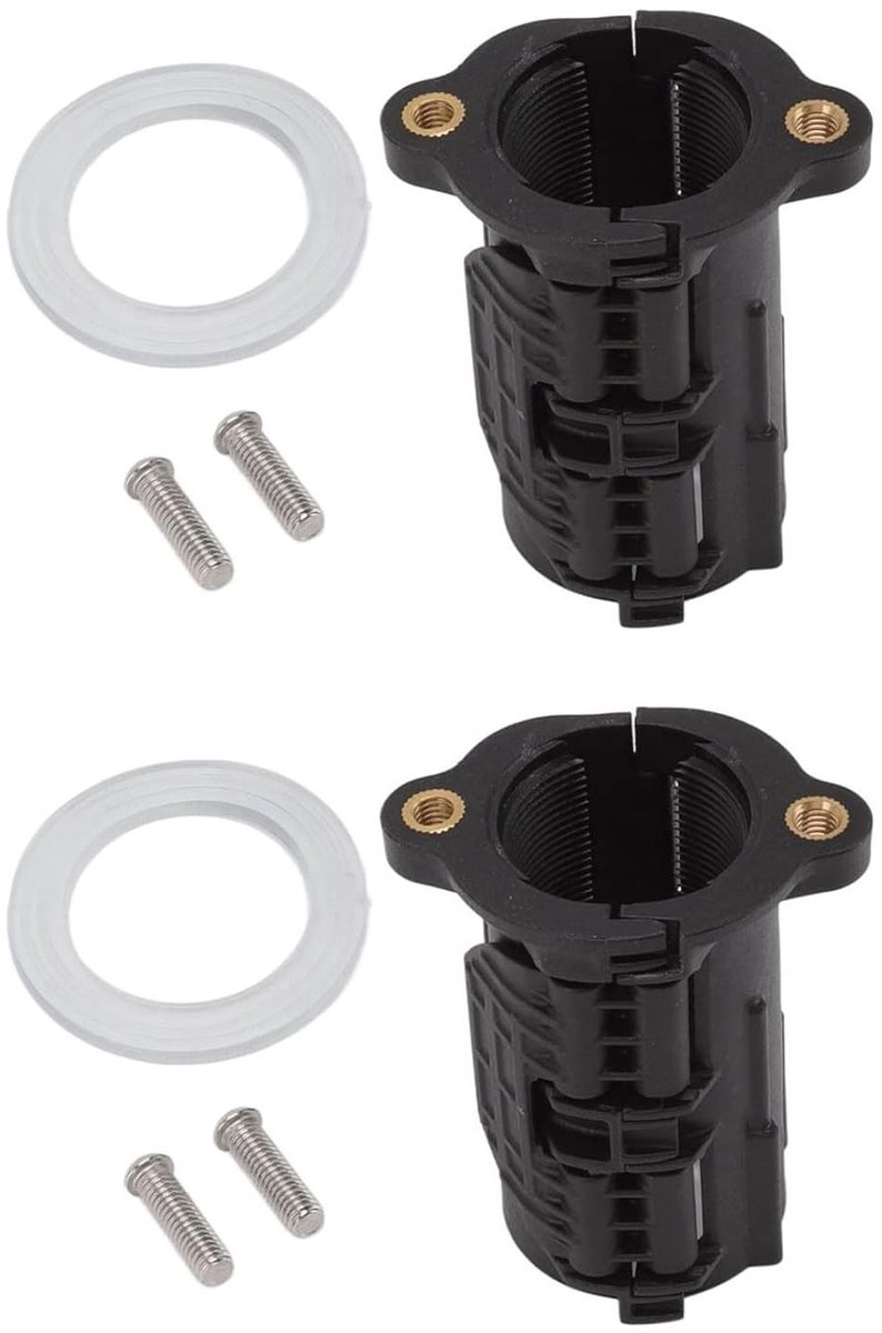 Verstelbare sluitring voor kraan, 2 sets, anti-losse bevestiging, snelle montage, geschikt voor keukenkraan accessoires