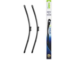 Ruitenwisserbladen - Wisserbladen Set - Veilig Zicht Garanderen - OEM Kwaliteit - 2x 600mm - Zwart