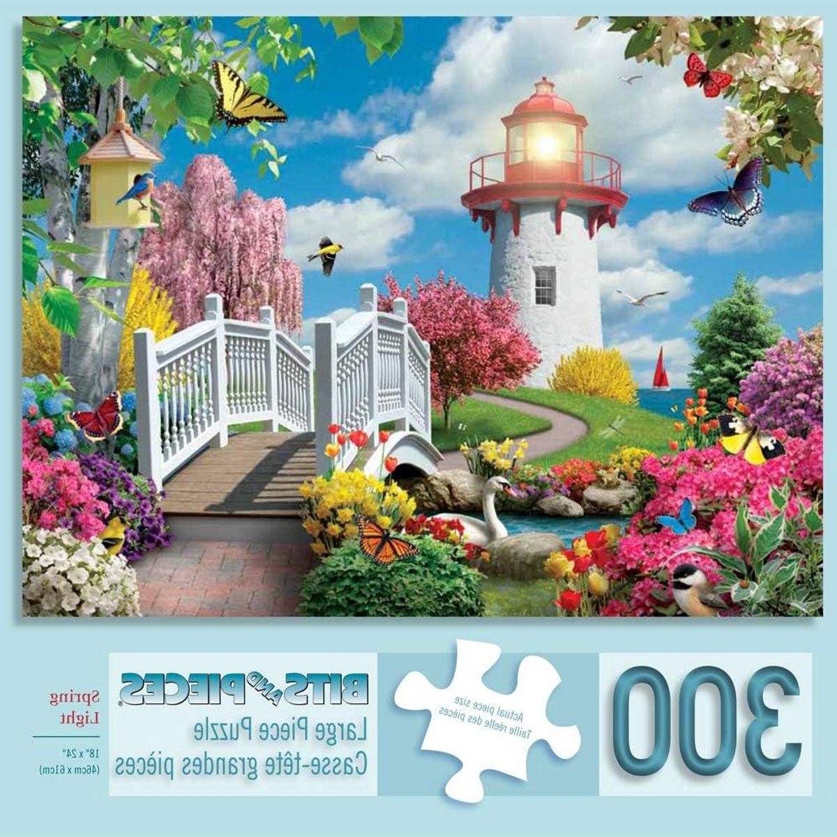 Legpuzzel Volwassenen - Bloemen Puzzel - Ontspannend Tijdverdrijf - Oversized Stukjes - 300 Stukjes - Multicolor