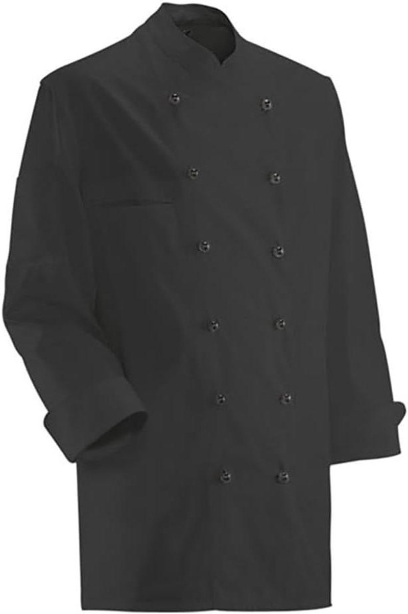 Koksjas Lange Mouwen - Bakkersjas Kokskleding - Professioneel Koken - Ademend en Bewegingsvrij - Tot 6XL - Wit