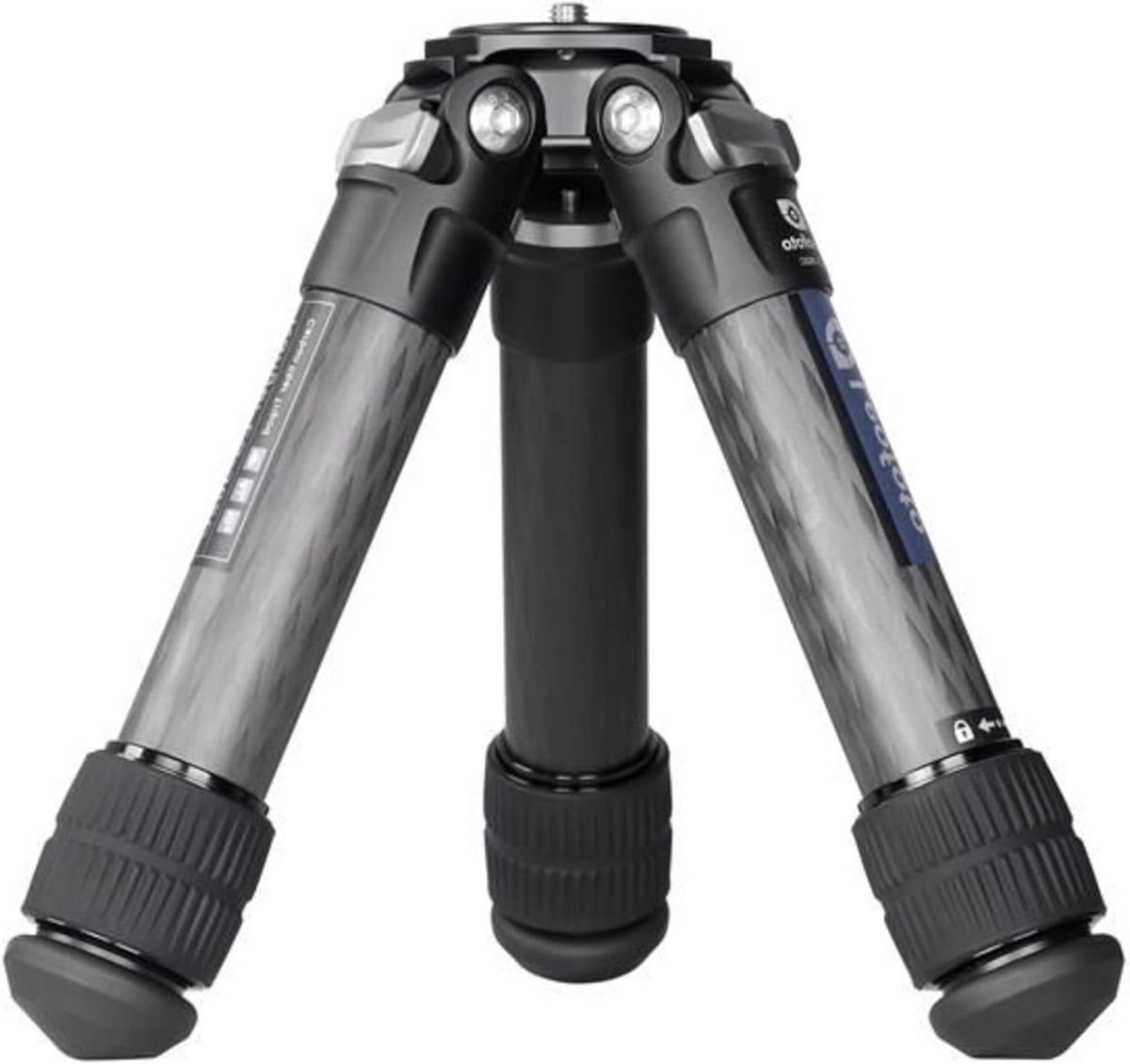 Carbon Statief - Reisstatief Fotografie - Macrofotografie Laag - Twist-Lock Systeem - 35 cm Max Hoogte - Zwart