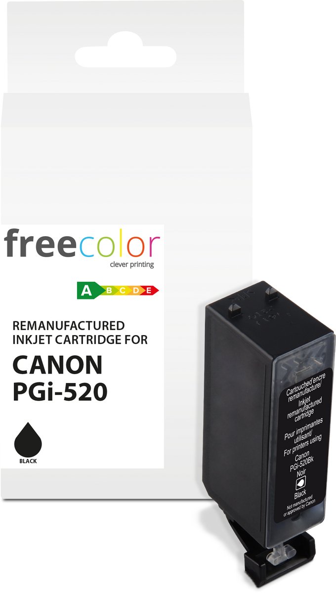 CANON PGi-520 - FREECOLOR - Black 20ml