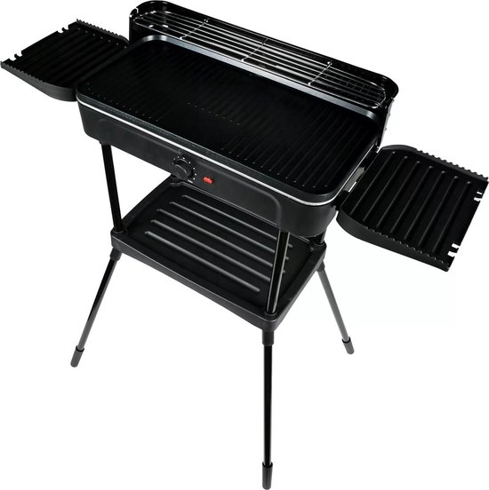 Excellent Electrics Elektrische Barbecue - Grilloppervlak (LxB) 36x24 cm - 2000W - Zwart van Excellent Electrics — afbeelding 2