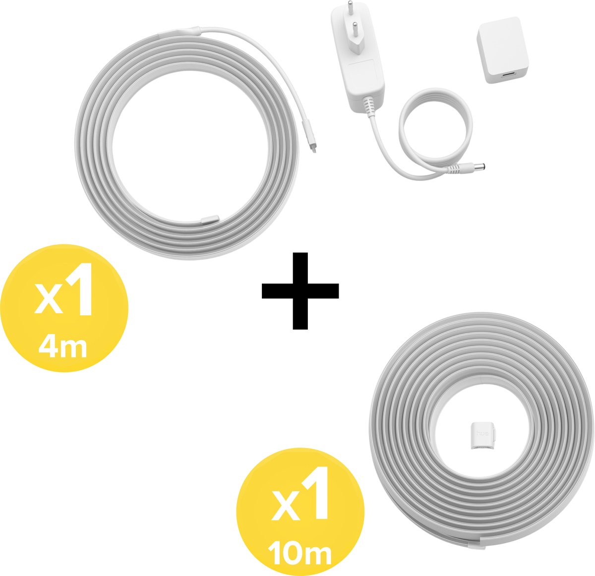 Philips Hue Flux LED strip 14 Meter - Wit en Gekleurd Licht - Light Strip - Incl. Voedingskabel - Hue White and Color Ambiance — afbeelding 3
