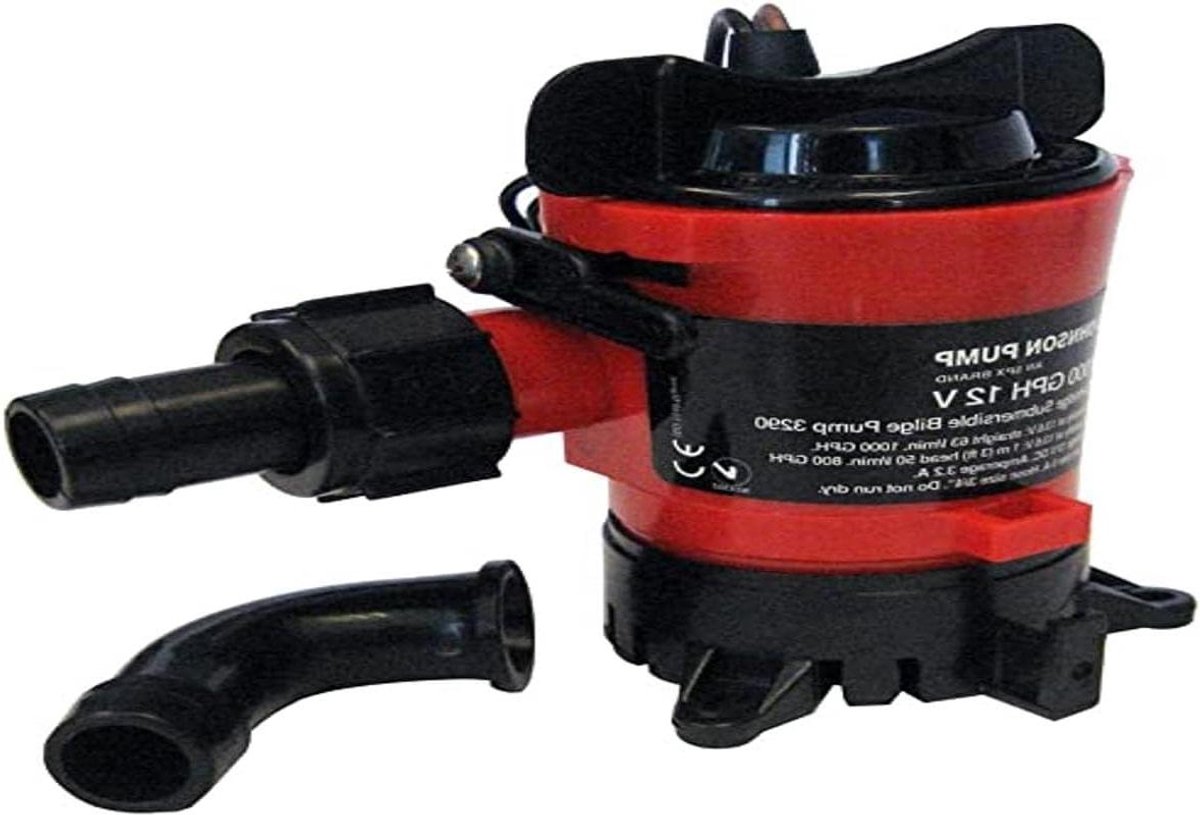 Vuilwaterpomp - Dompelpomp Bilgepomp - Boot leegpompen - Watergekoelde motor - 2839 l/h 19 mm - Roestvrij staal