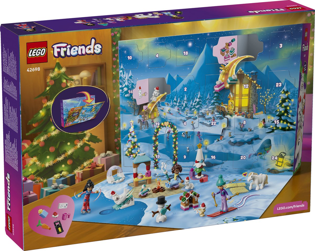 LEGO Friends Adventskalender 2026 - Kerst Speelgoed voor Kinderen 42698 – foto 2