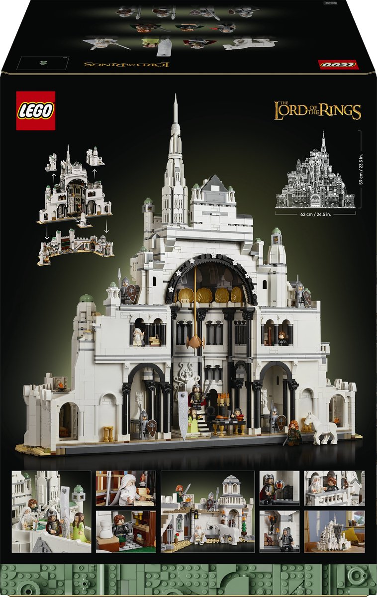 LEGO Icons The Lord of the Rings: Minas Tirith Bouwpakket voor Volwassenen - 11377 — afbeelding 13