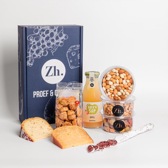Zuivelhoeve Vaderdagpakket Borrelpakket cadeau - Borrelbox voor thuis - Snackpakket - Cadeaupakketten eten & drinken - Alles voor de Borrelplank - Altijd vers - Proef & Geniet