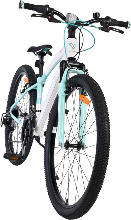 Volare Boost Kinderfiets - 26 inch - 21 speed - Wit/Mintgroen van Volare — afbeelding 4