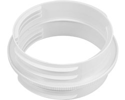 1stuks - aansluiting afvoerslang airco - aansluiting airco - binnen 130 mm / buiten 150 mm - verbindingsstuk - verbindingsstuk airco - verbindingstuk slang - wit