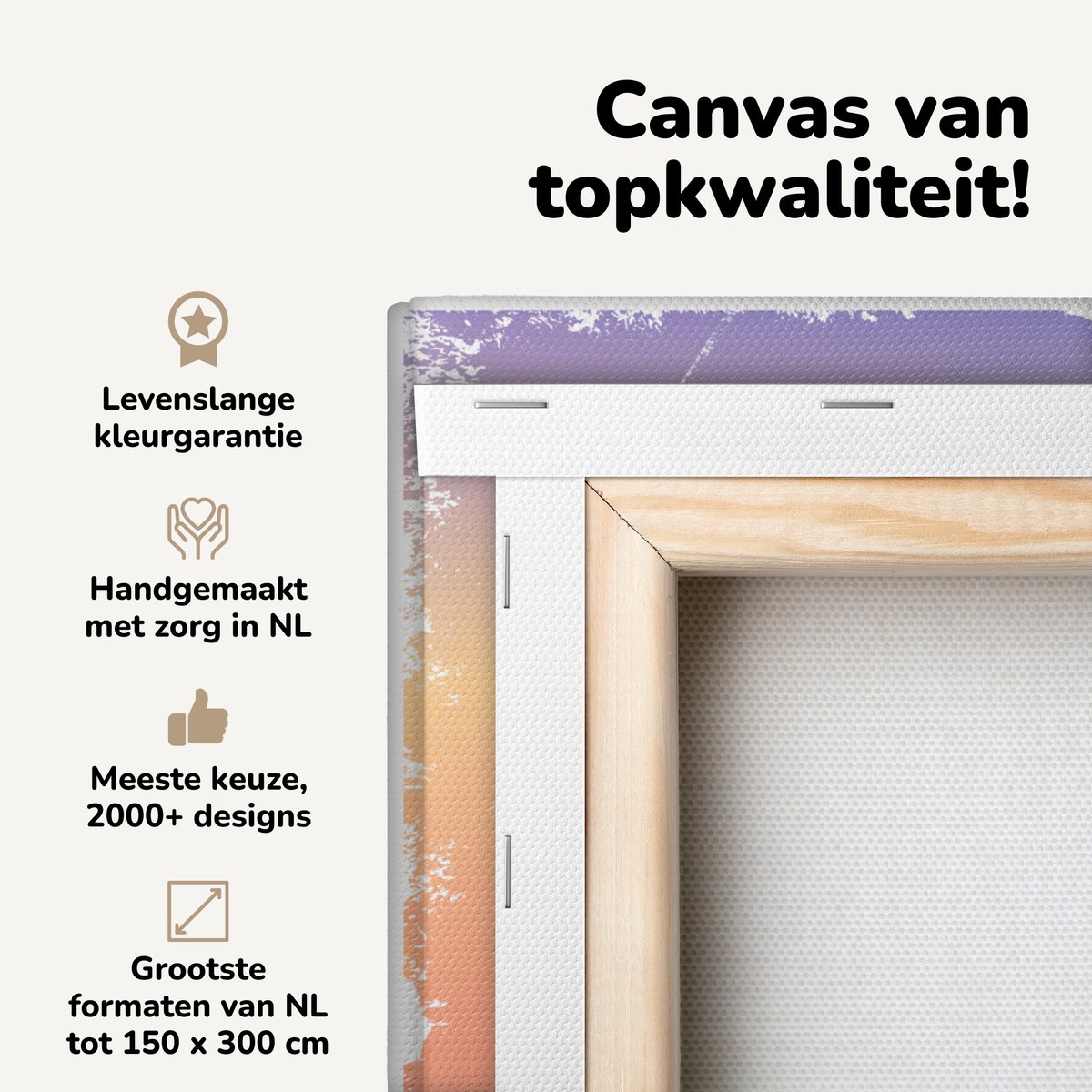 Canvas schilderij 20x20 cm - Wanddecoratie Strandstoel - Parasol - Nacht - Waterverf - Muu