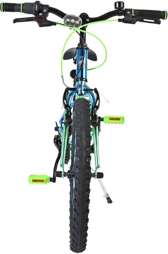Volare Chrome Kinderfiets - Jongens - 20 inch - Blauw Groen - 6 versnellingen — afbeelding 4