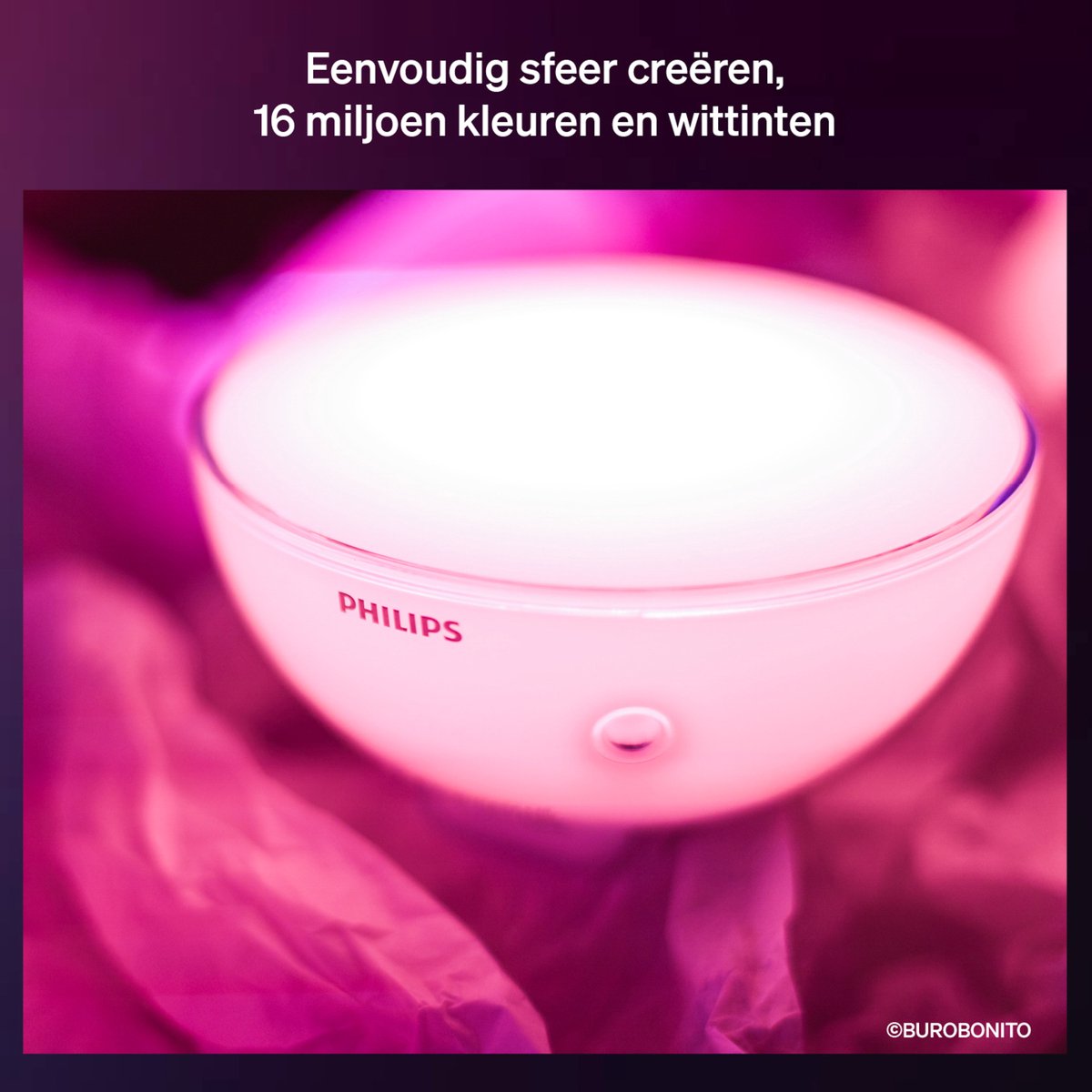 Philips Hue Go tafellamp - wit en gekleurd licht – foto 2