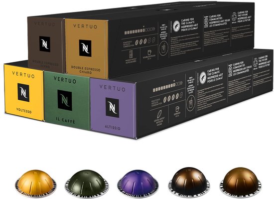 Nespresso - Vertuo - Espresso Pakket - Koffiecups - 50 capsules