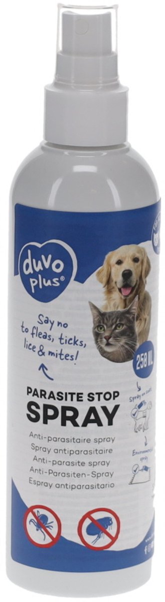 Bol.com Duvo+ Anti-parasitaire Spray - Vlo & Teek - Hond en Kat - 250ml aanbieding
