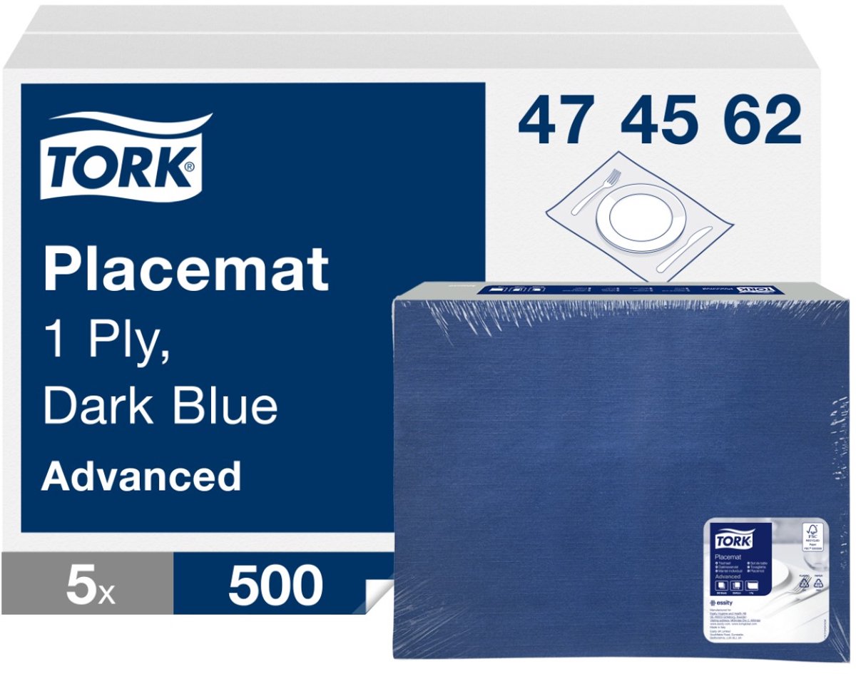 Tork Papieren Placemat Blauw
