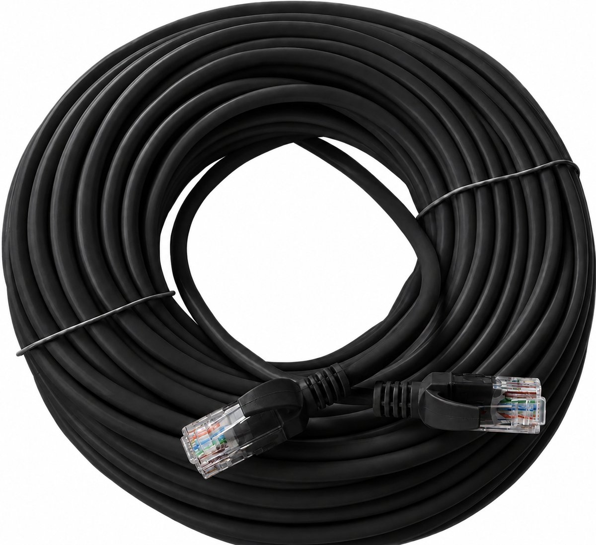 NexCable Internetkabel 10 meter - CAT6 UTP Ethernet kabel RJ45 - Patchkabel LAN Cable Netwerkkabel - Zwart