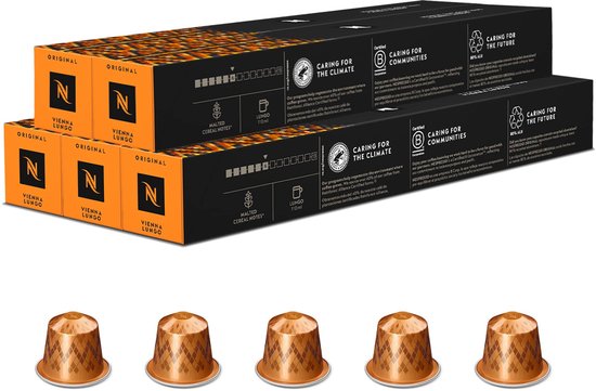 Nespresso - Original - Vienna Lungo - Koffiecups - 50 capsules