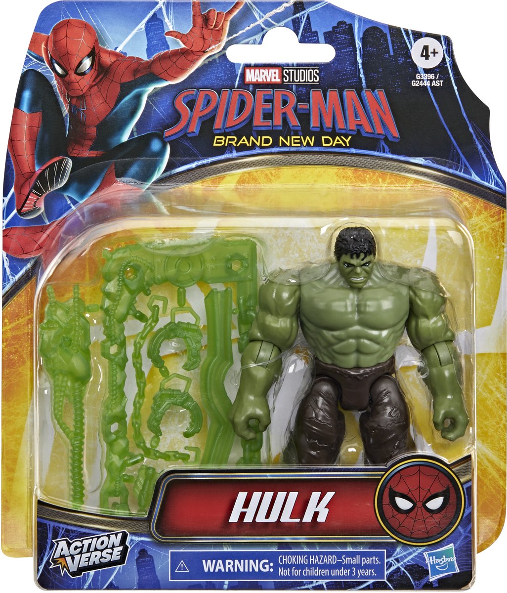 Marvel Studios Spider-Man Brand New Day ActionVers Hulk Actiefiguur