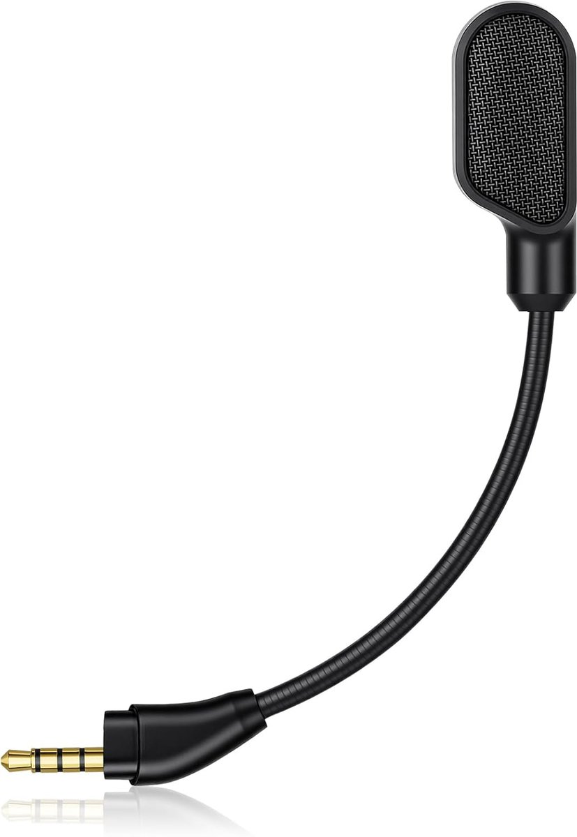 carmdering - USB Mikrofoon - PC Microfoon Klein - Omnidirectioneel Bureaumicrofoon - Plug and Play Installatie - 360° Verstelbare Zwanenhals - Metaal en ABS Constructie - Ruisonderdrukking Functie - Ideaal voor Thuisstudio - 1 Stuk