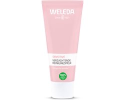 WELEDA Sensitive Hydraterende Reinigingsmelk - Amandel - Gevoelige Huid - Herstelt Vochtbalans - Verwijdert Make-Up Zonder Te Irriteren - 100% Natuurlijke Ingrediënten - 75ml
